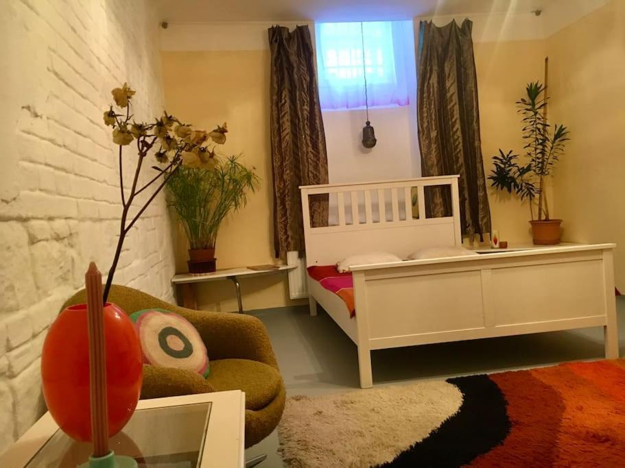 Vintage Studio Apartment, Garden And Free Parking Budapest Esterno foto