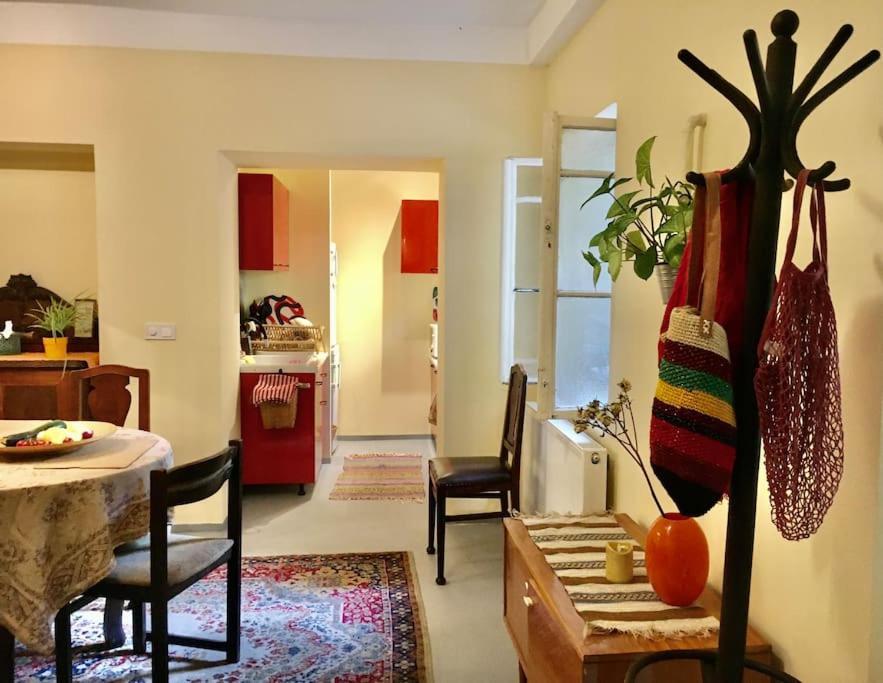 Vintage Studio Apartment, Garden And Free Parking Budapest Esterno foto